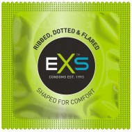 EXS Ribbed, Dotted and Flared kondoomid EXS Ribbed, Dotted and Flared kondoomid